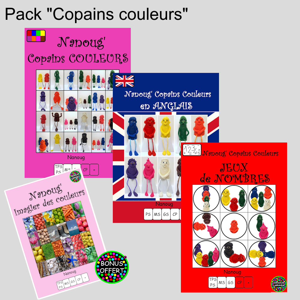 Pack "Copains couleurs"