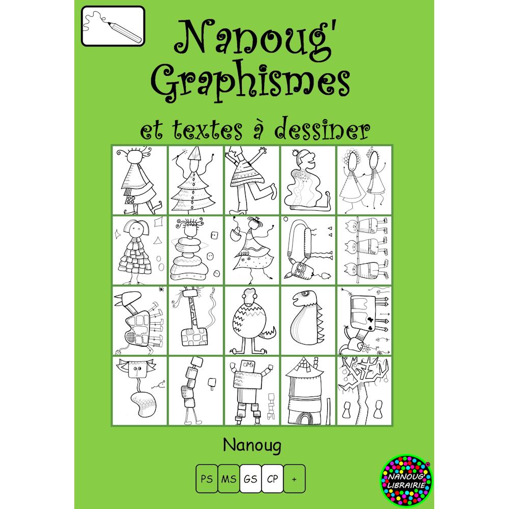 Nanoug'Graphismes et textes à dessiner