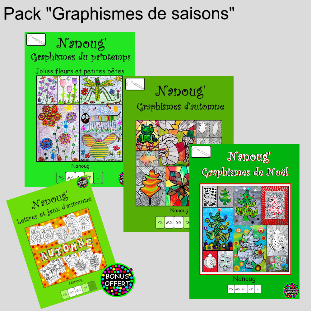 Pack "Graphismes de saisons"